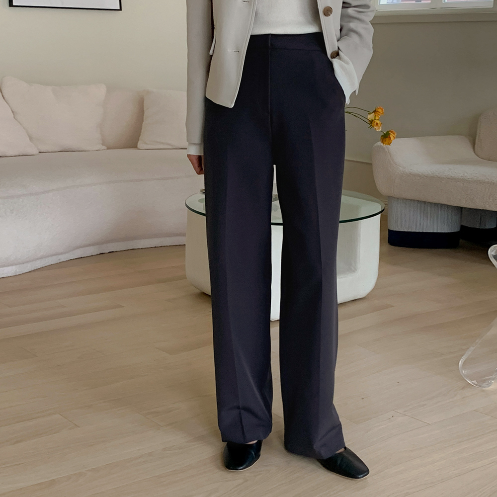 [리뷰 좋아요/베스트/madekoko] 슬림 와이드 슬랙스 / 신축성 있는 팬츠 /3color  /숏롱