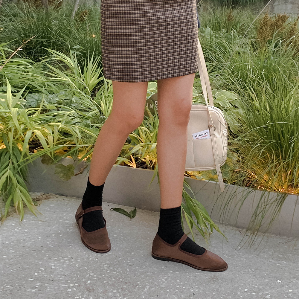 샤틴 말랑 플랫슈즈