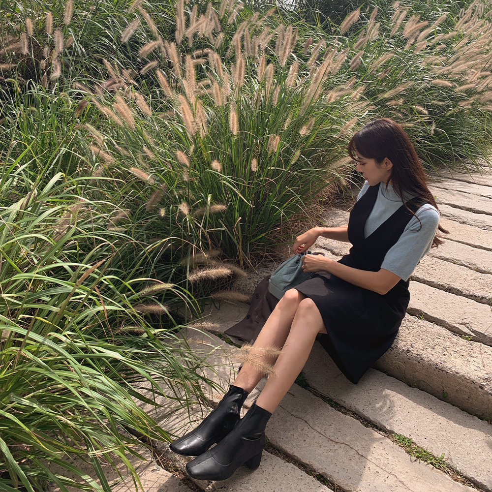 하프 슬림 원피스