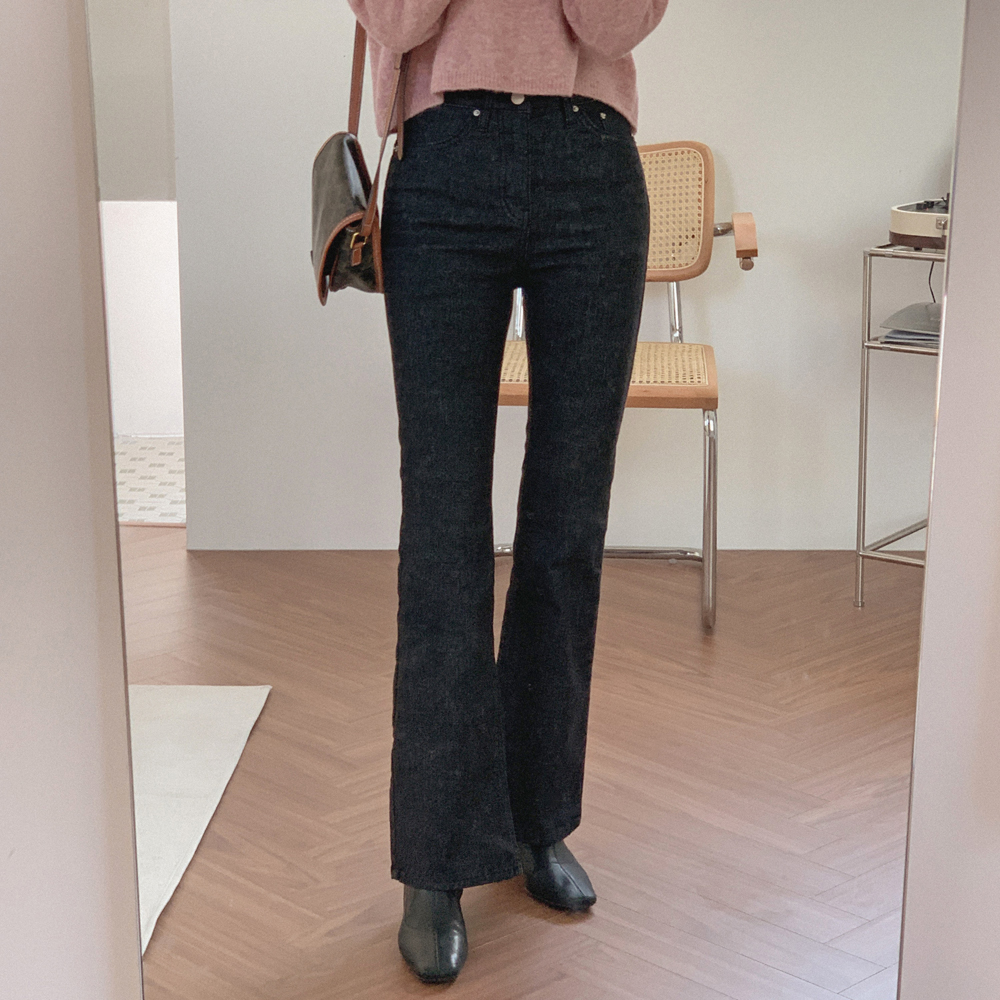 [madekoko] 생지 부츠컷 기모 데님팬츠 / SML,XL / 겨울ver