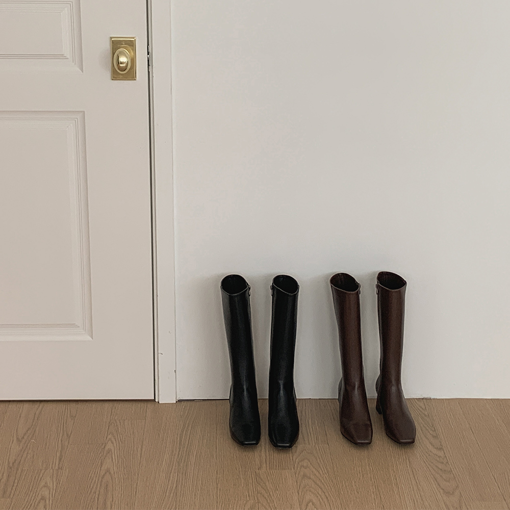 [Cle.] 로우 슬림 부츠