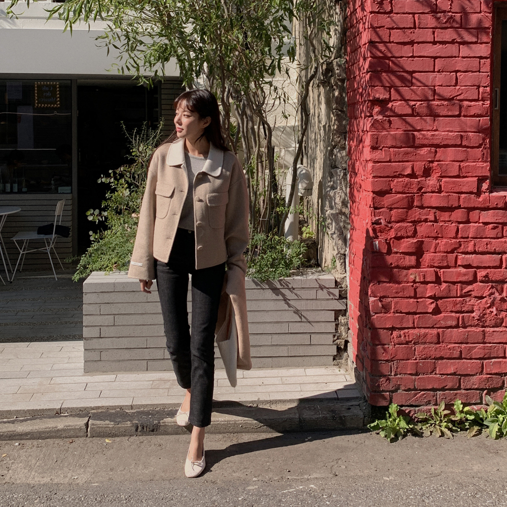 [made koko] 오프 생지 데님팬츠(기모ver)