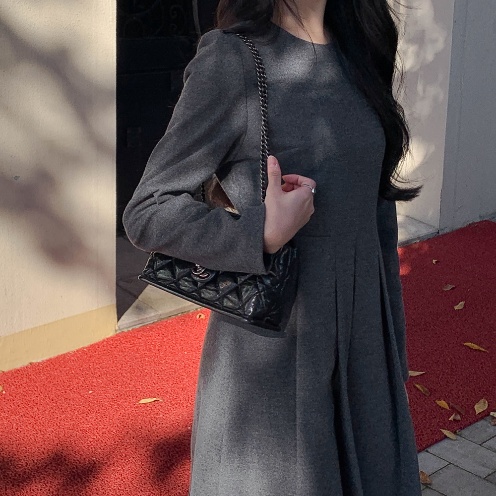 [Cle.] 클래식 플리츠 원피스