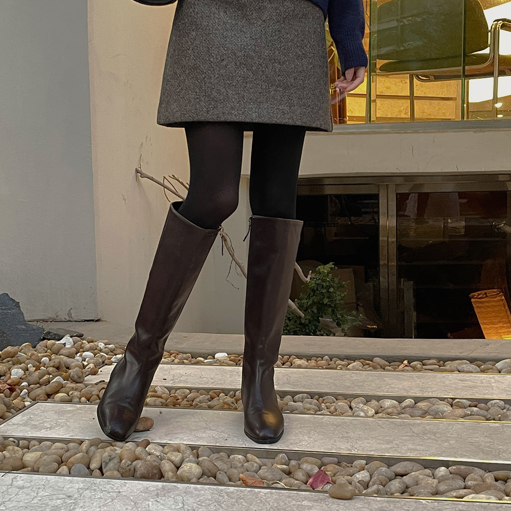 마들렌 기모 롱부츠