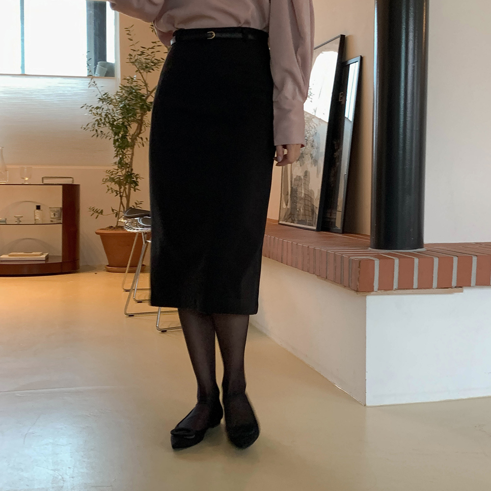 [madekoko] 이브닝 벨트세트 스커트