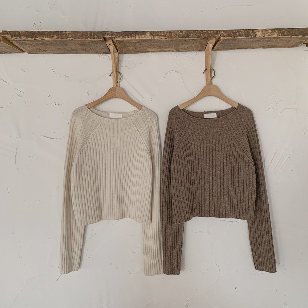 시나몬 울 니트