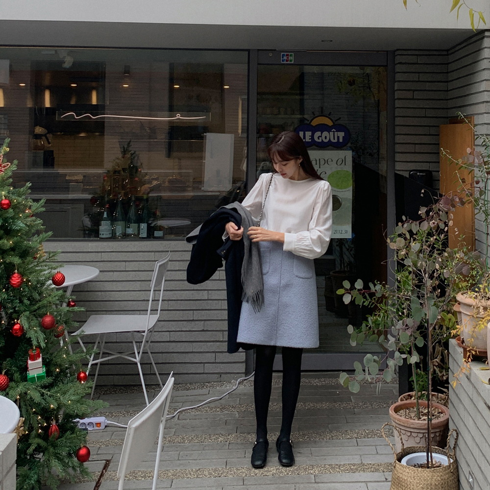 에그 포켓 스커트