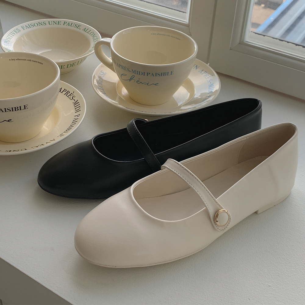 플랫 버튼 메리제인