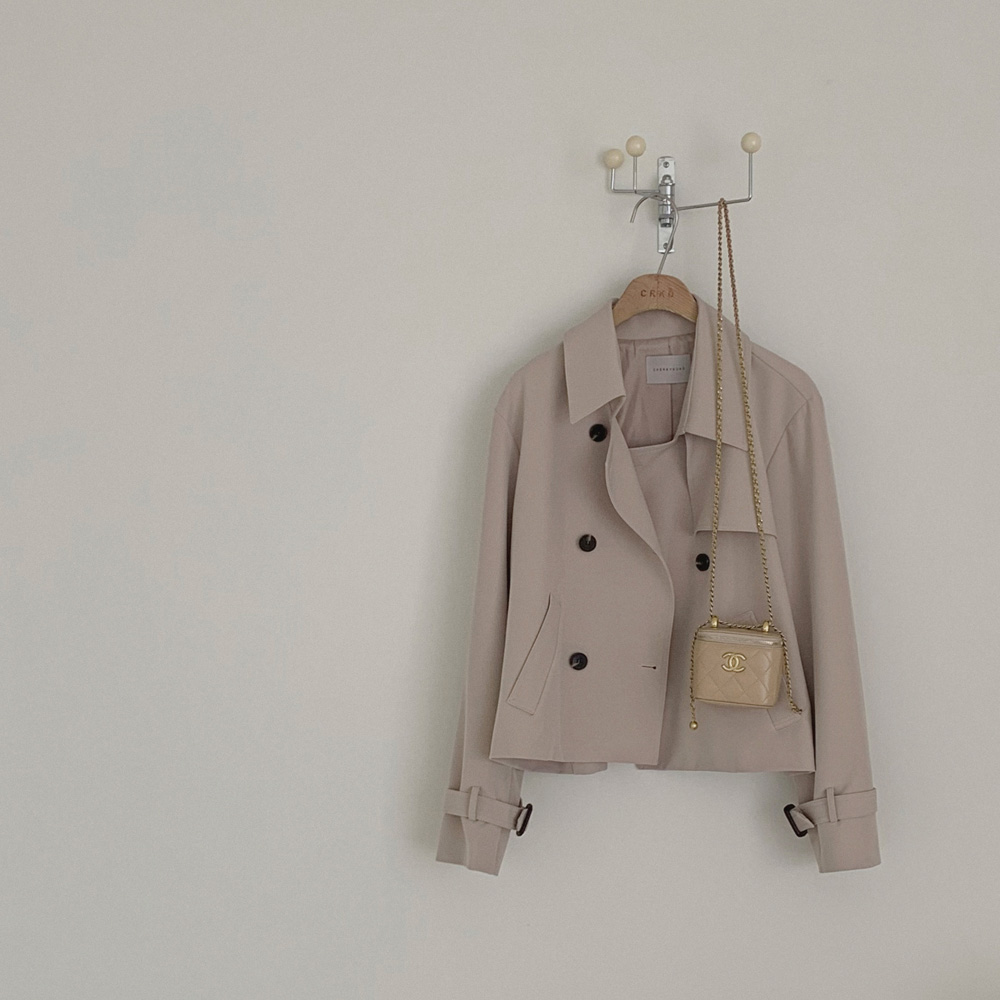 [madekoko] 라벨르 트렌치 자켓 / 2color