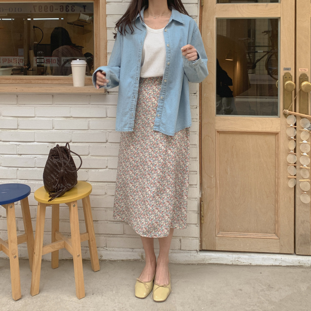 라벤더 훌 스커트