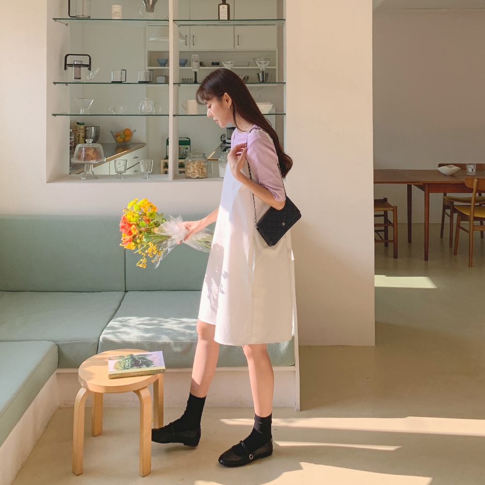 쥬르 미니 끈 원피스