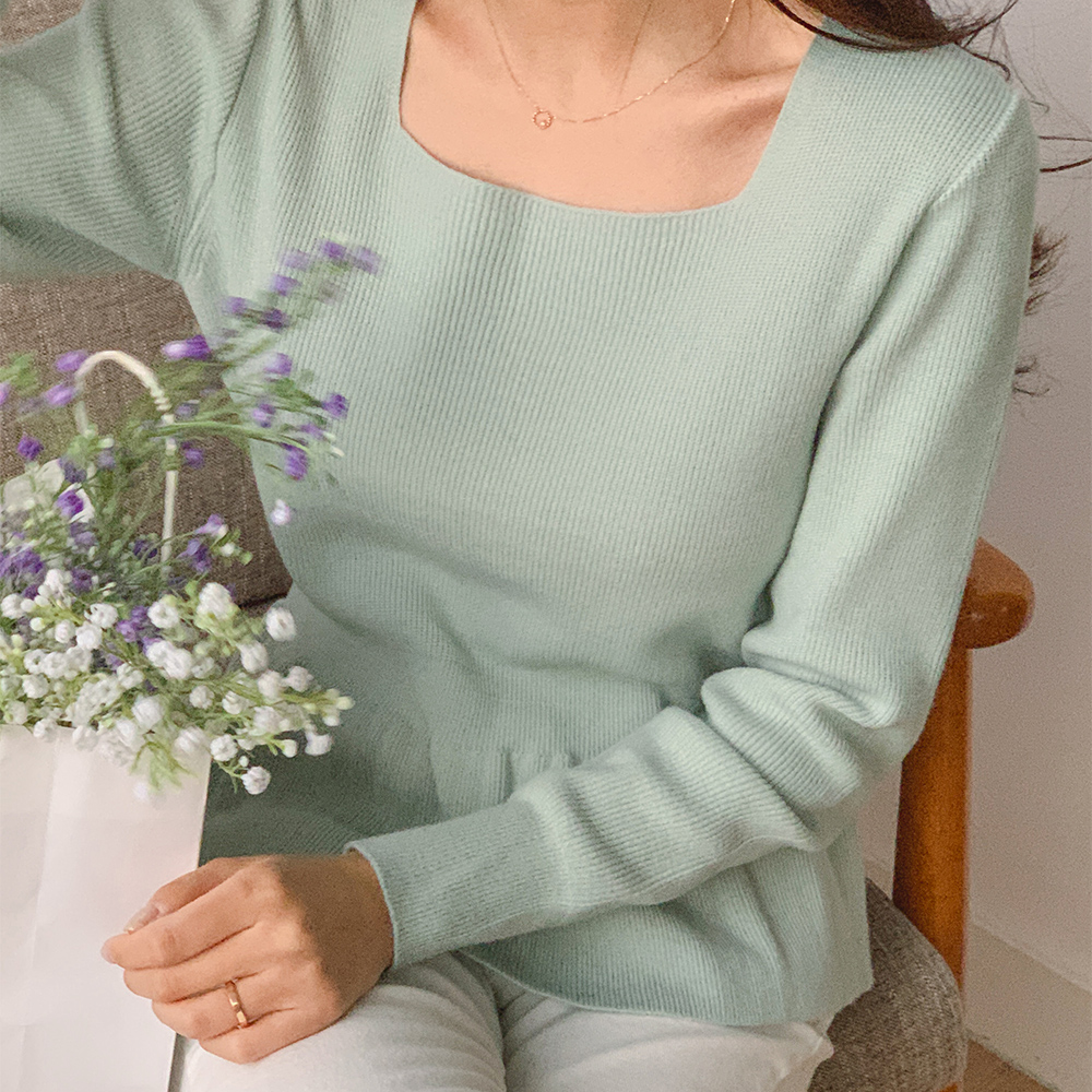 리쥬 프릴 니트