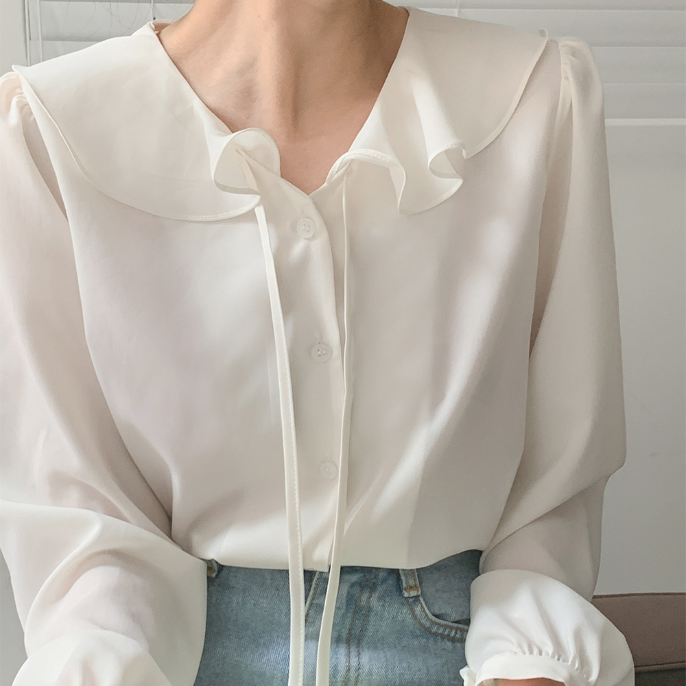 프롬 프릴 블라우스