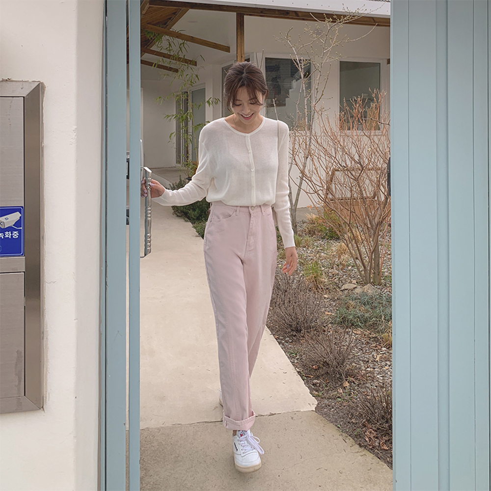 마카롱 코튼 팬츠