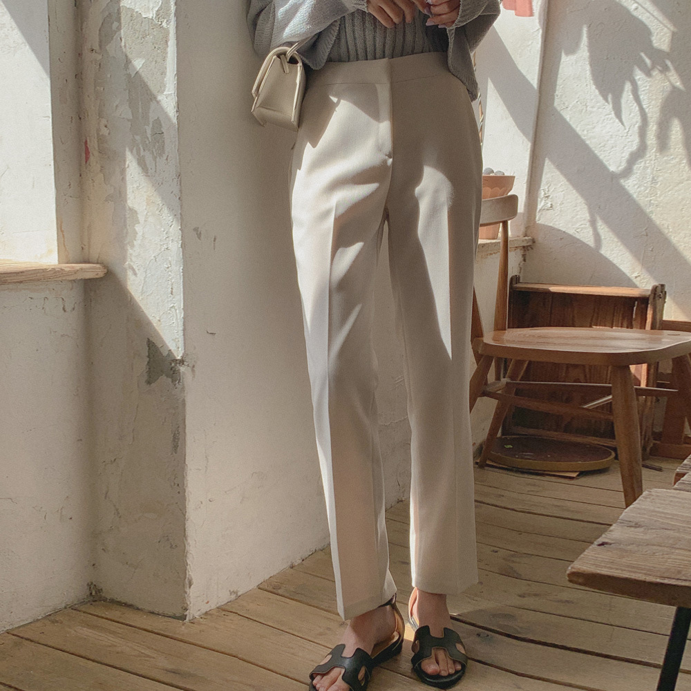 [베스트 / madekoko] 웨어 슬림 슬랙스 / S,M,L / 출근룩 / 4color