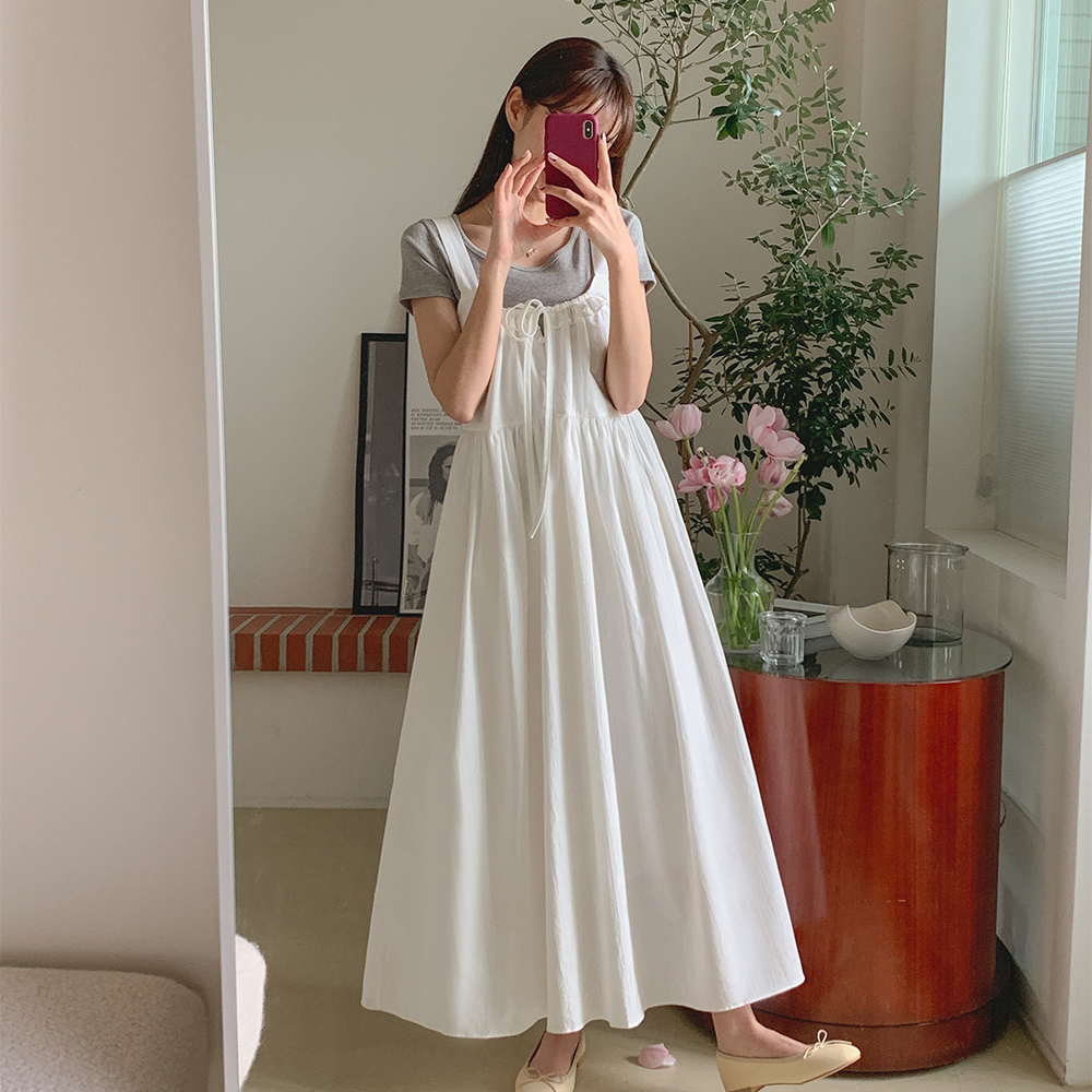 하울 코튼 원피스