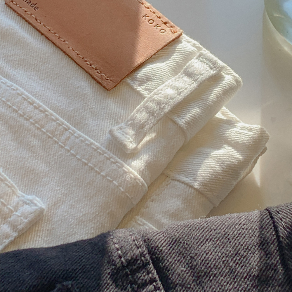 [후기 좋아요/1만장 돌파/madekoko] 올데이 슬림 면팬츠 / 베이직 / 데일리 / S,M,L / 2color