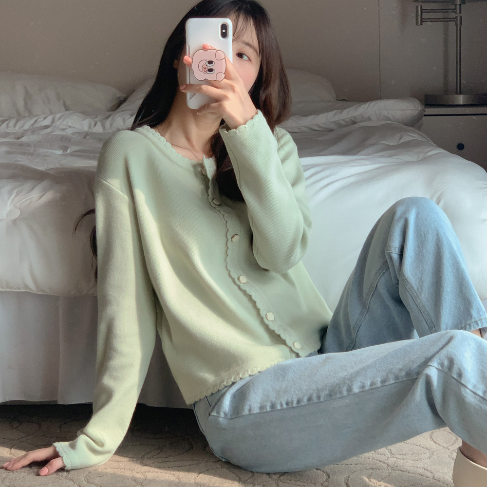 [베스트 / madekoko] 플로리 쁘띠 가디건 / 4 color