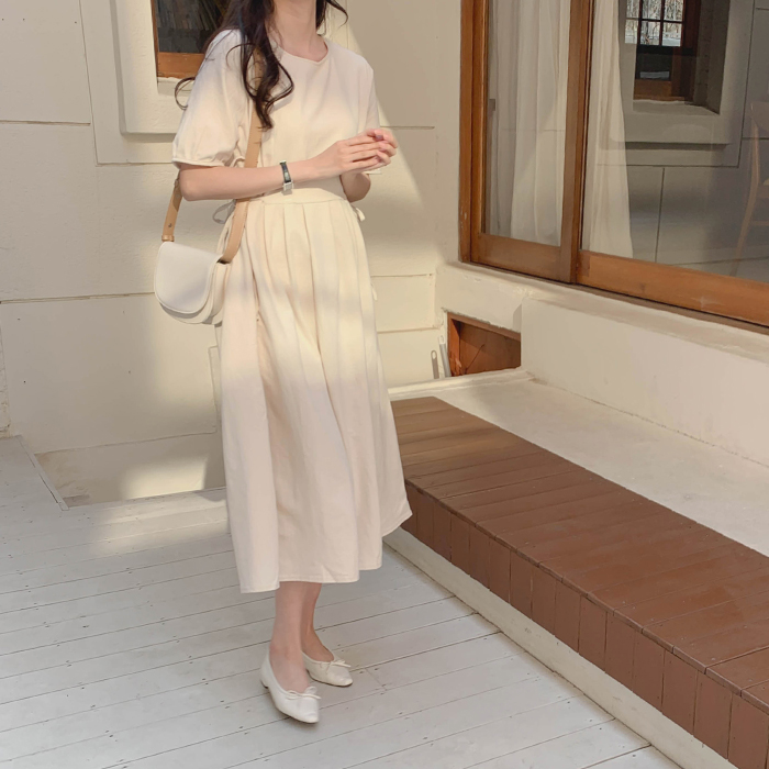 [주문폭주 / 베스트] 내츄럴 코튼 원피스 / 면 100% / 3color