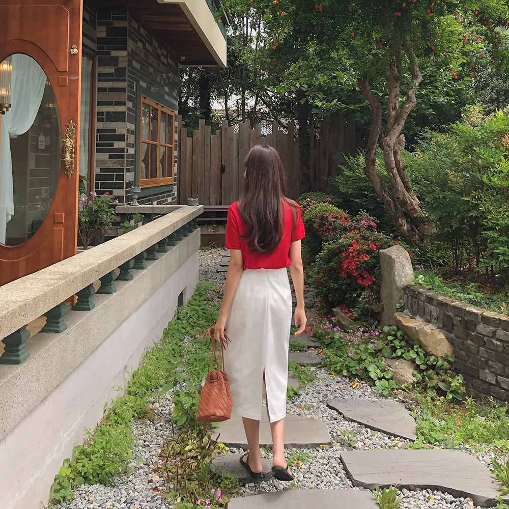 [1+1할인/madekoko] 리브 라운드 니트