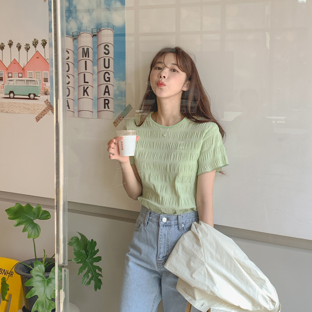 웨하스 블라우스 티셔츠