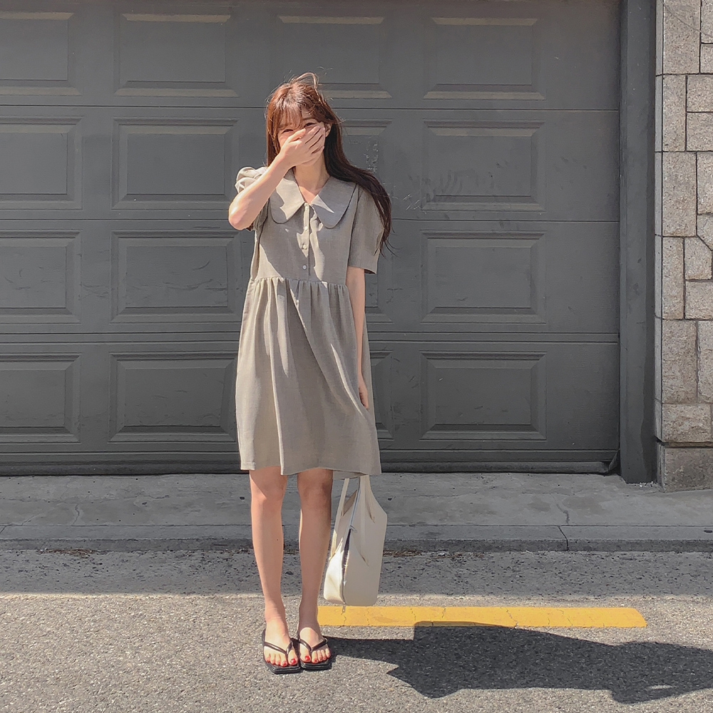 베이비돌 카라 원피스