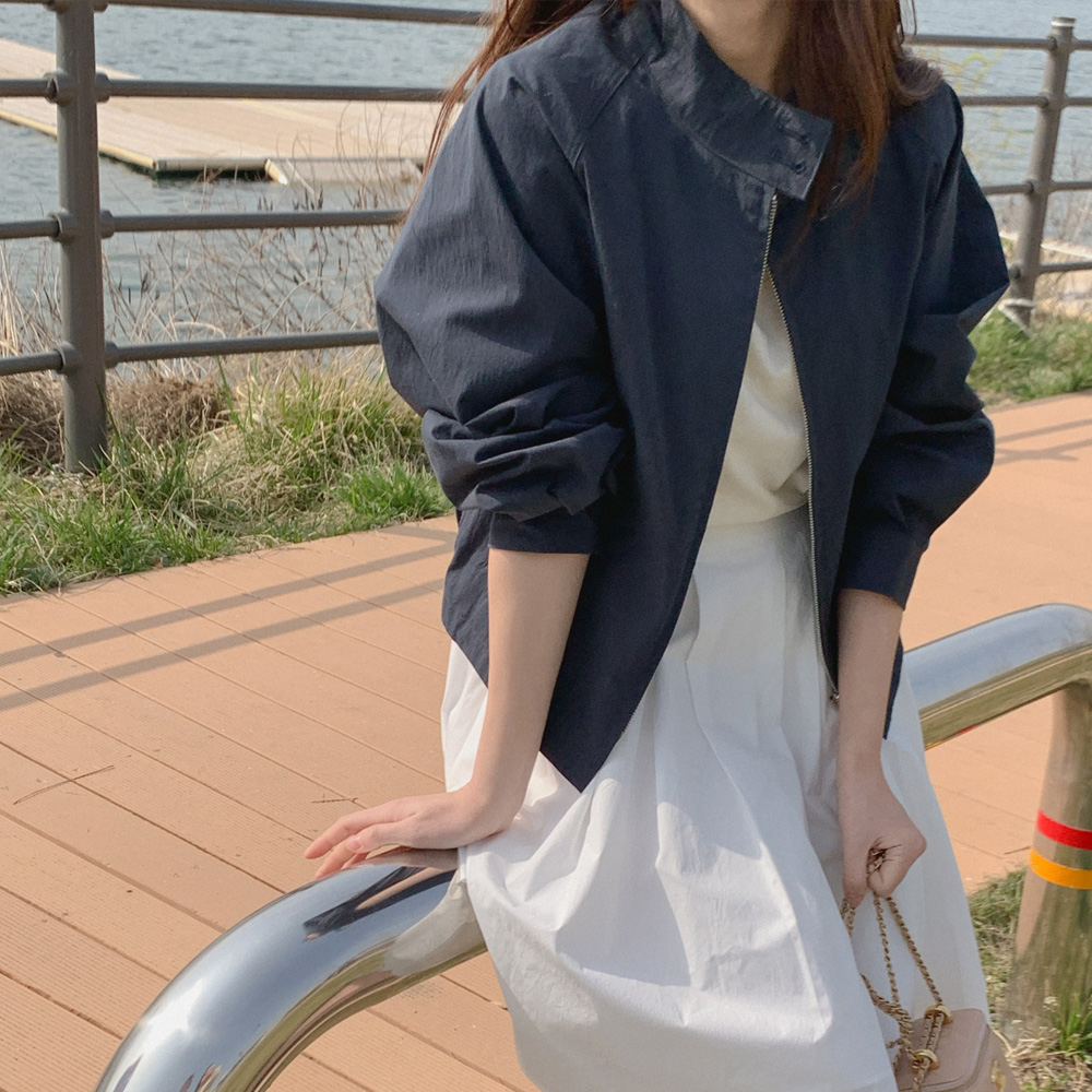 파우더 모던 자켓