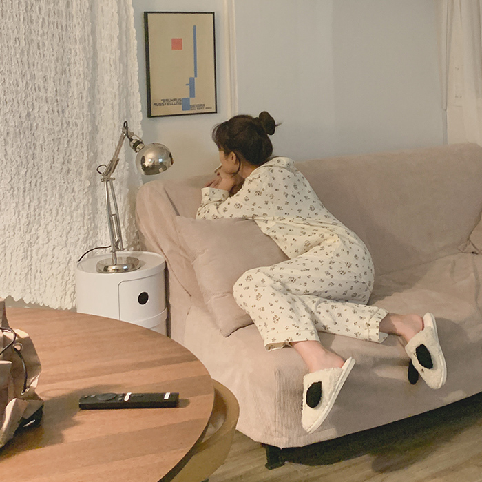 [베스트 재입고] 썸 플라워 파자마 / 세트 / 면 100%