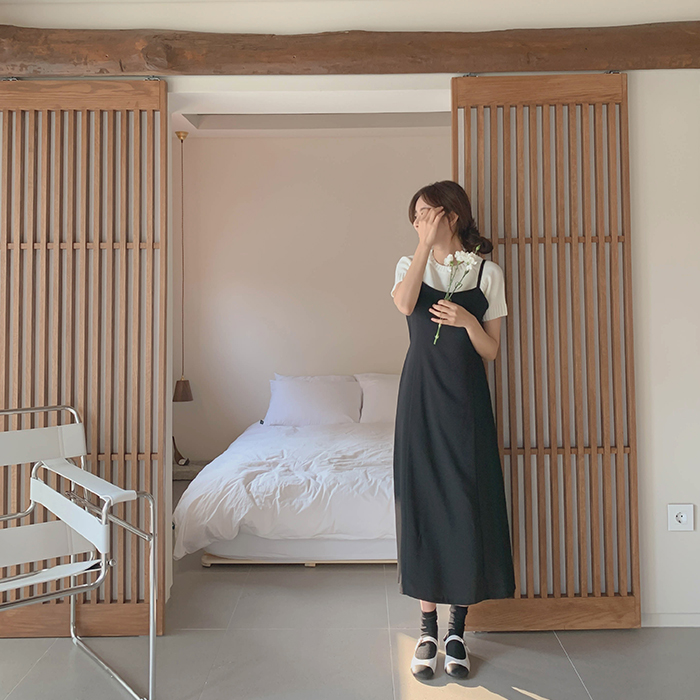 [리뷰 강추 베스트] 벨 뷔스티에 원피스 / 2color 