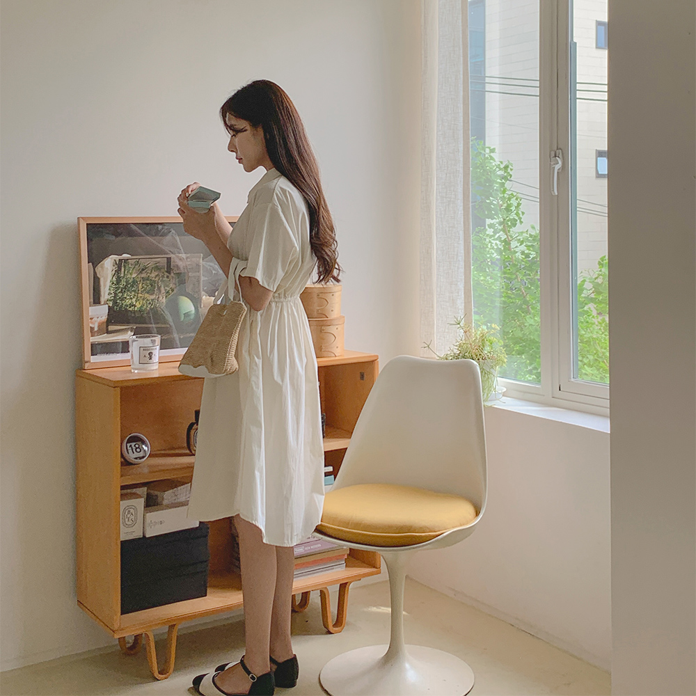 [베스트] 피넛 코튼 원피스 / 셔츠원피스 / 2color