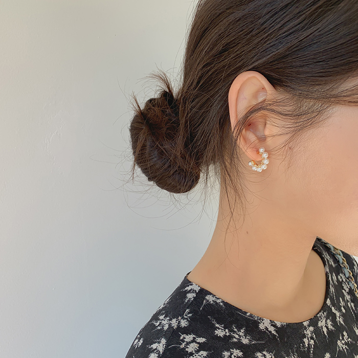 메리 진주 귀걸이