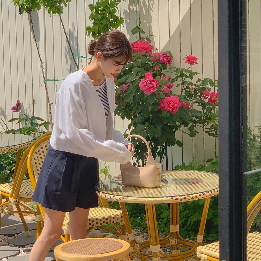 린넨 가디건 자켓