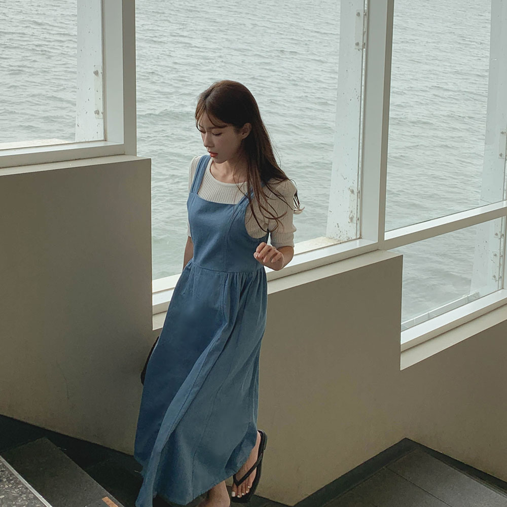 [주문폭주] 디어 데님 원피스 / 2color