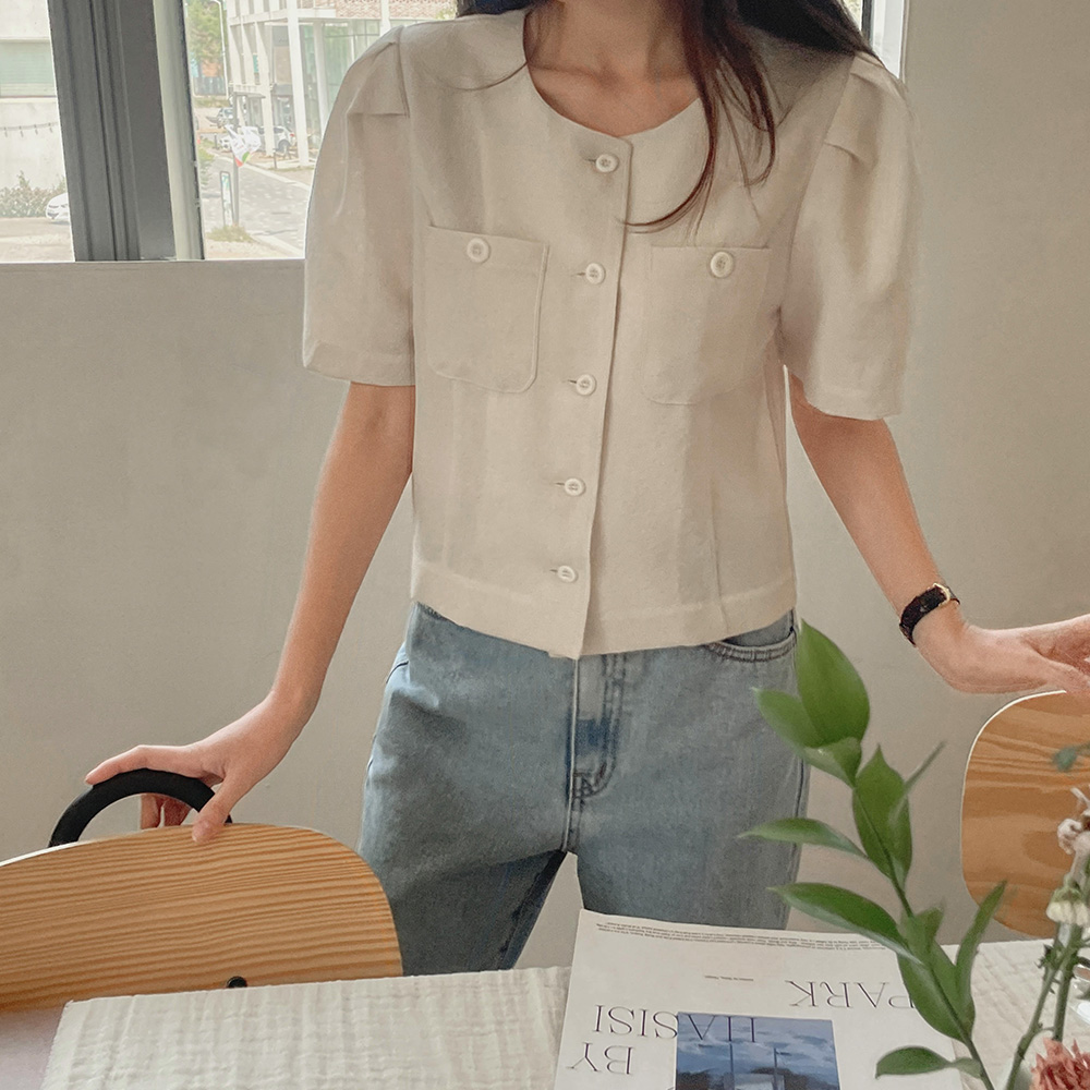 모먼트 블라우스 자켓