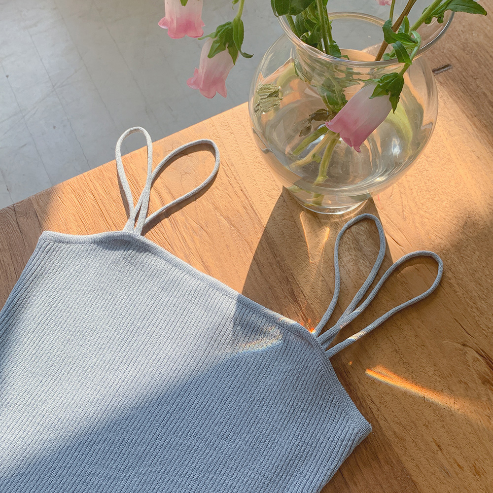 커버업 니트 나시