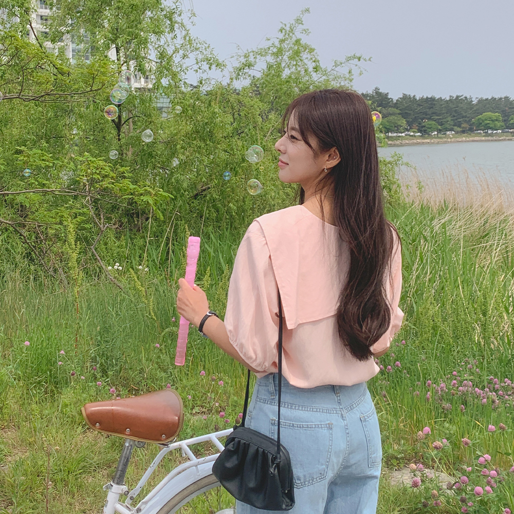 소프 세일러 블라우스