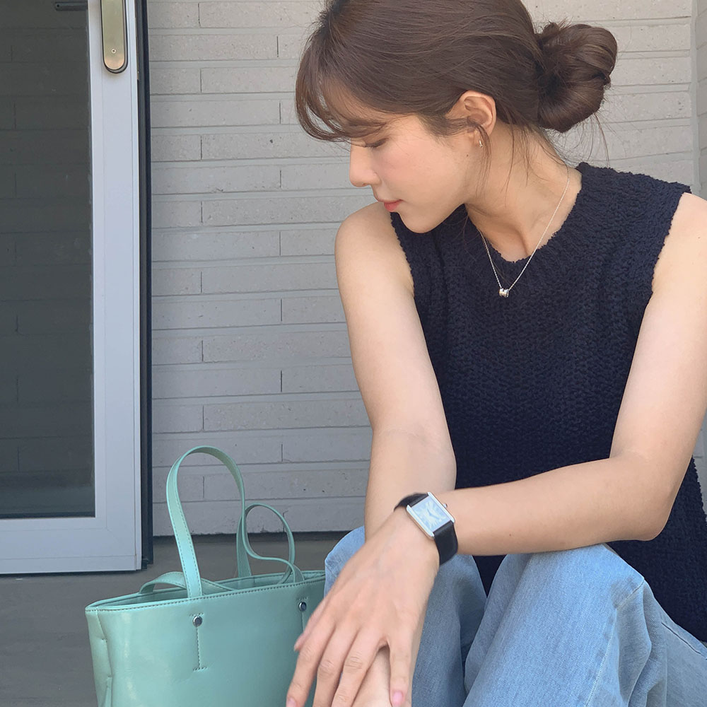 썸머 슈크림 니트 나시