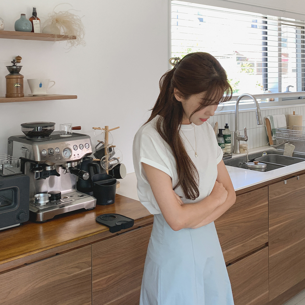 브리드 롤업 티셔츠