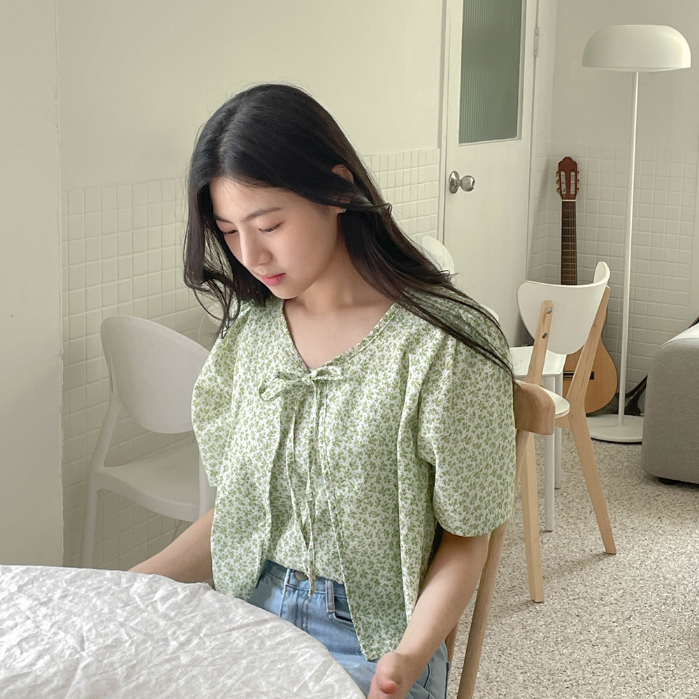 플라워 나시 가디건세트