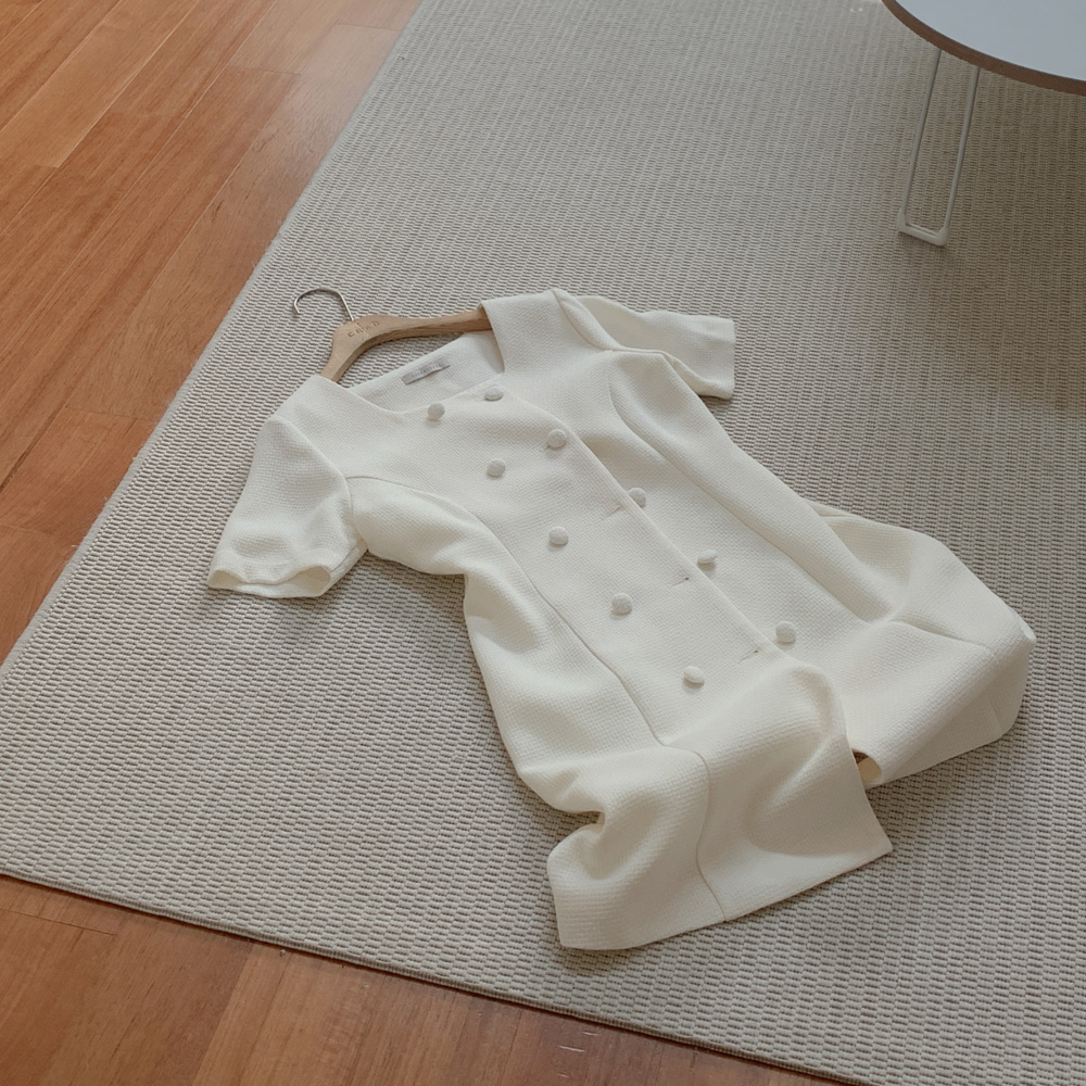 [madekoko] 뮤어 트위드 원피스 / SM / 2color