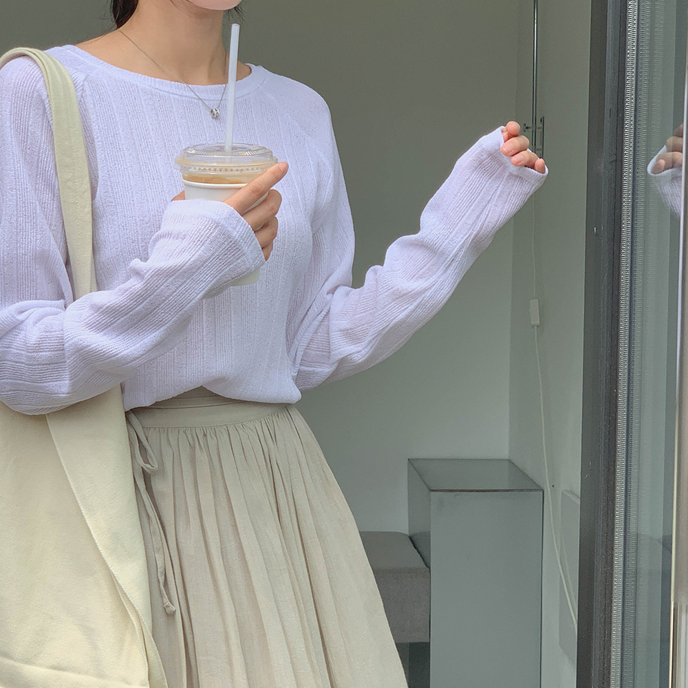 드랑 니트 티셔츠