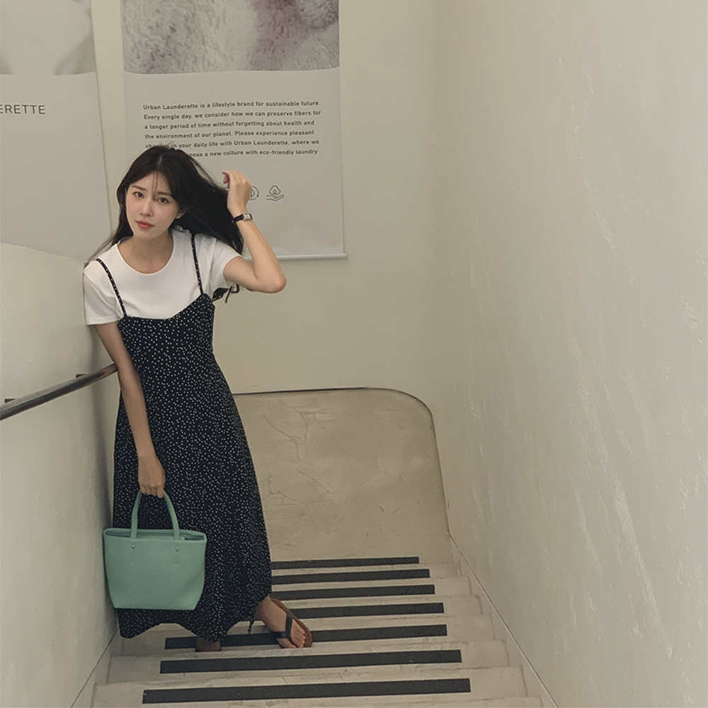 미니 도트 원피스