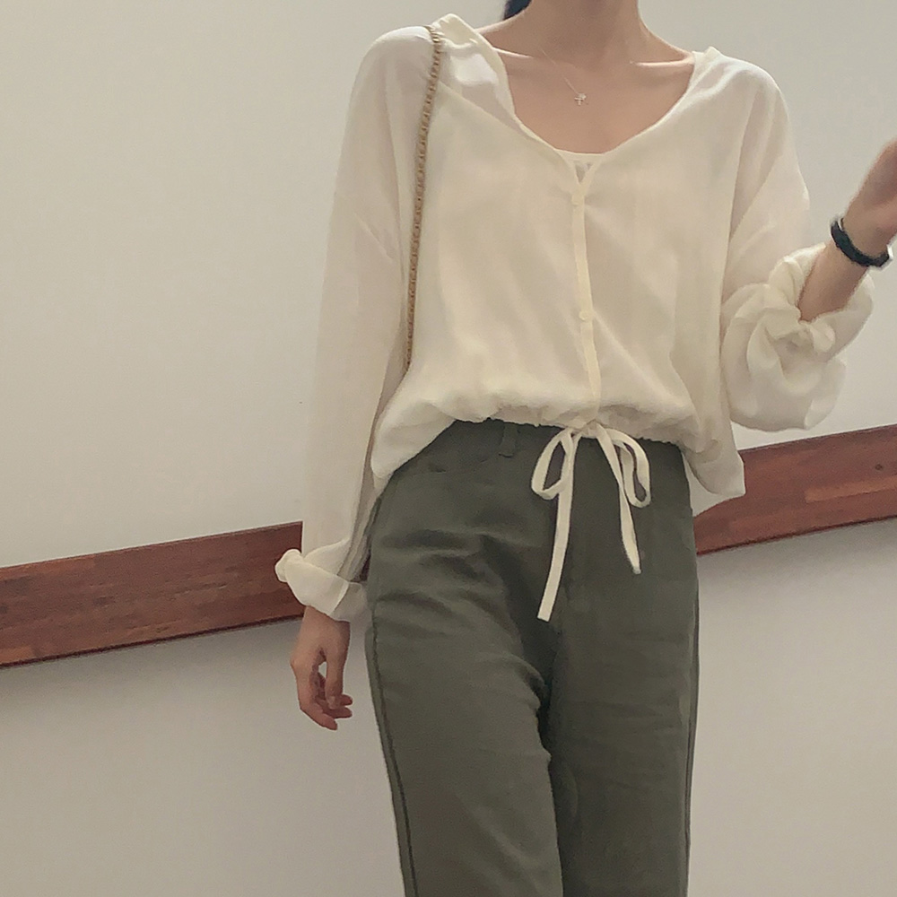 요루 나시 블라우스 세트