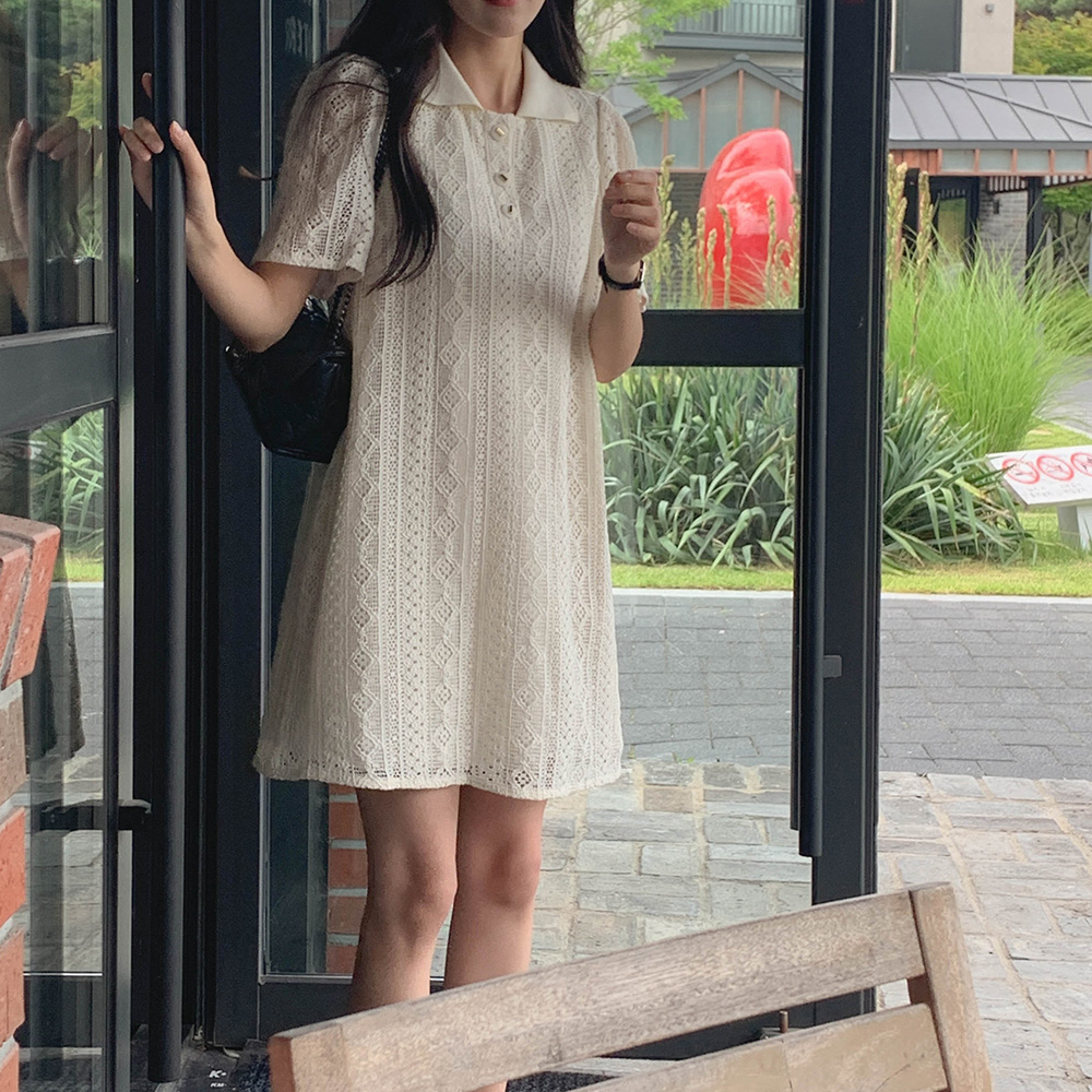 [인기많아요] 레토 레이스 원피스