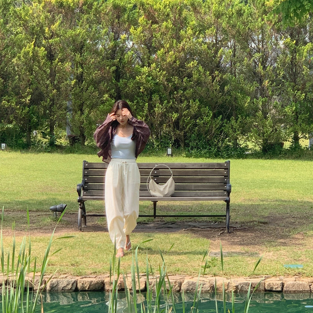 썸머 린넨 조거팬츠