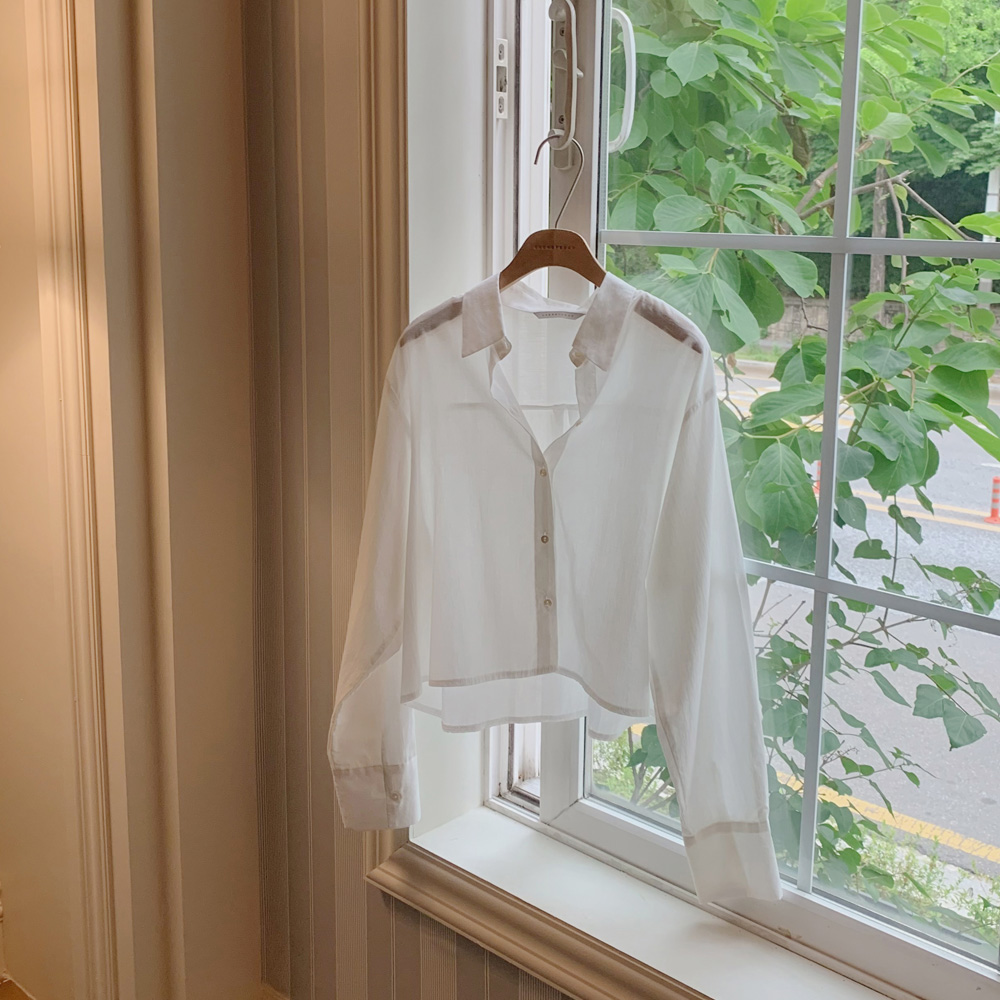 [주문폭주/madekoko] 시그널 크롭 셔츠 / 3color