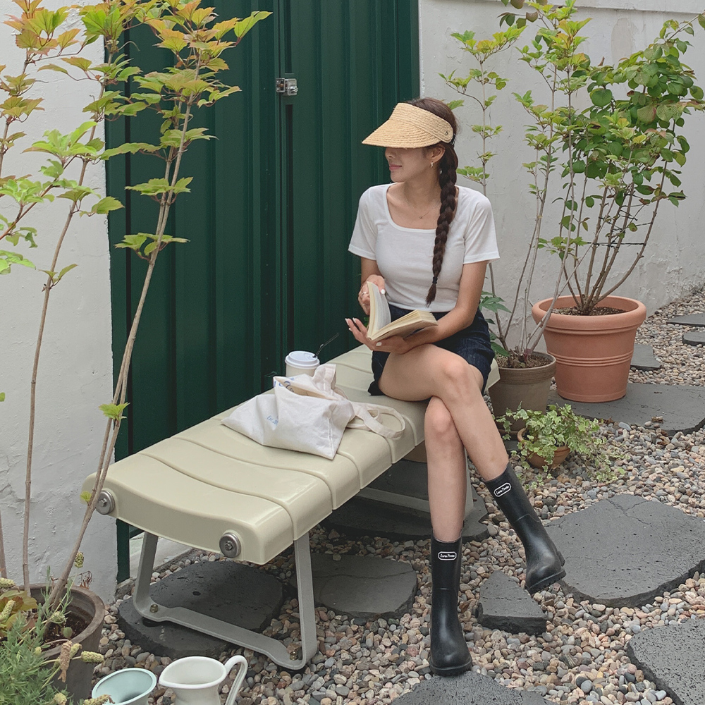 라운드 스퀘어 티셔츠