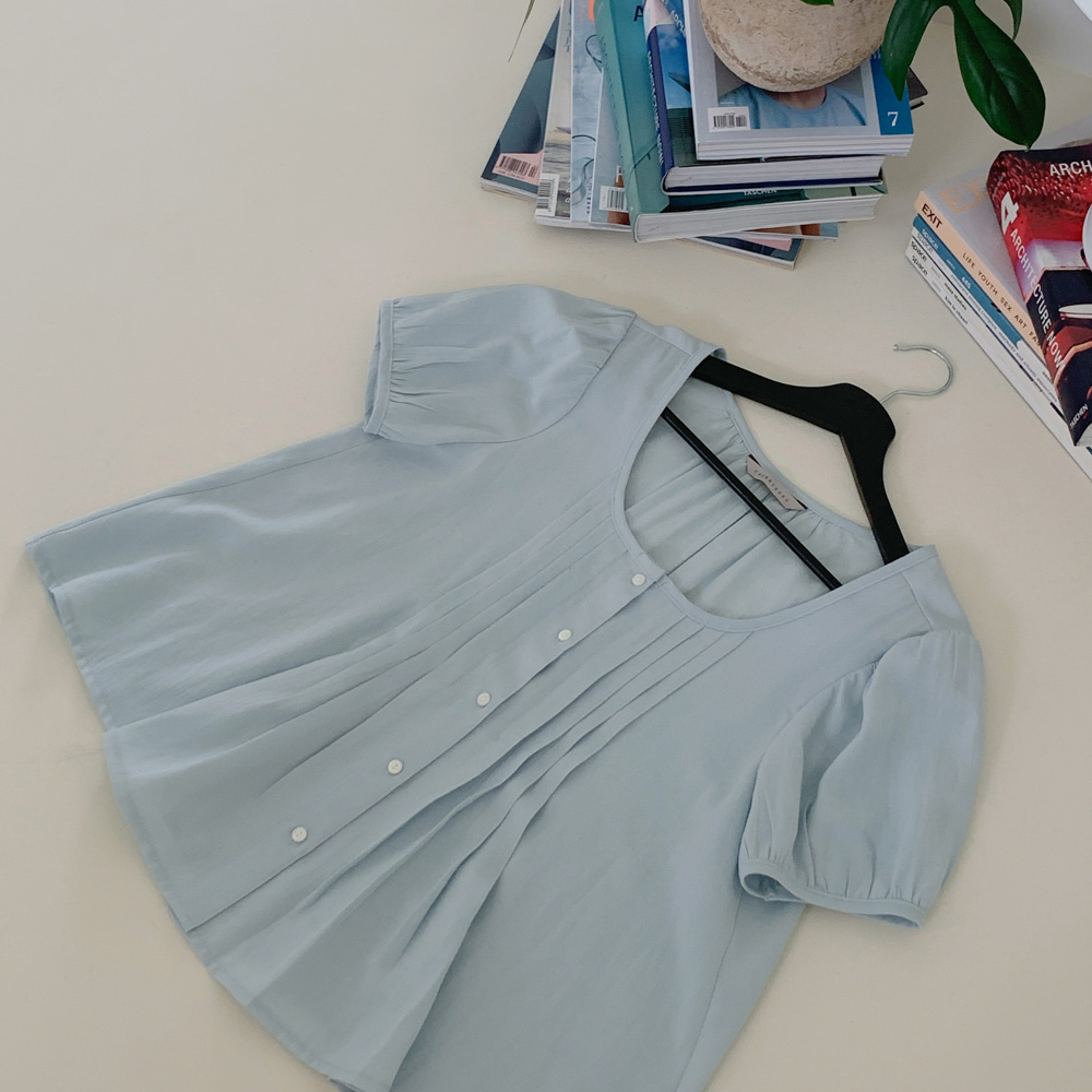 [madekoko] 베른 핀턱 블라우스 / 린넨 / 2color