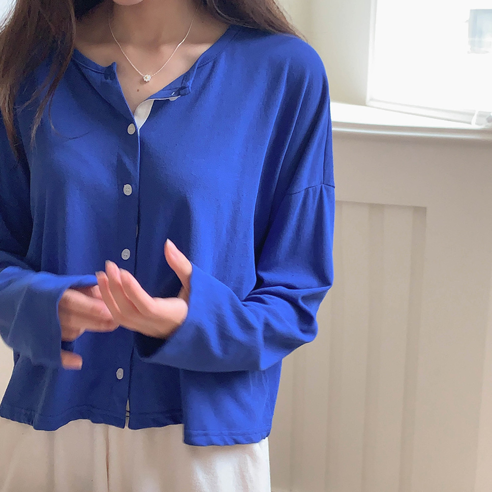 테이핑 린넨 가디건 / 장마가디건 / 쿨링