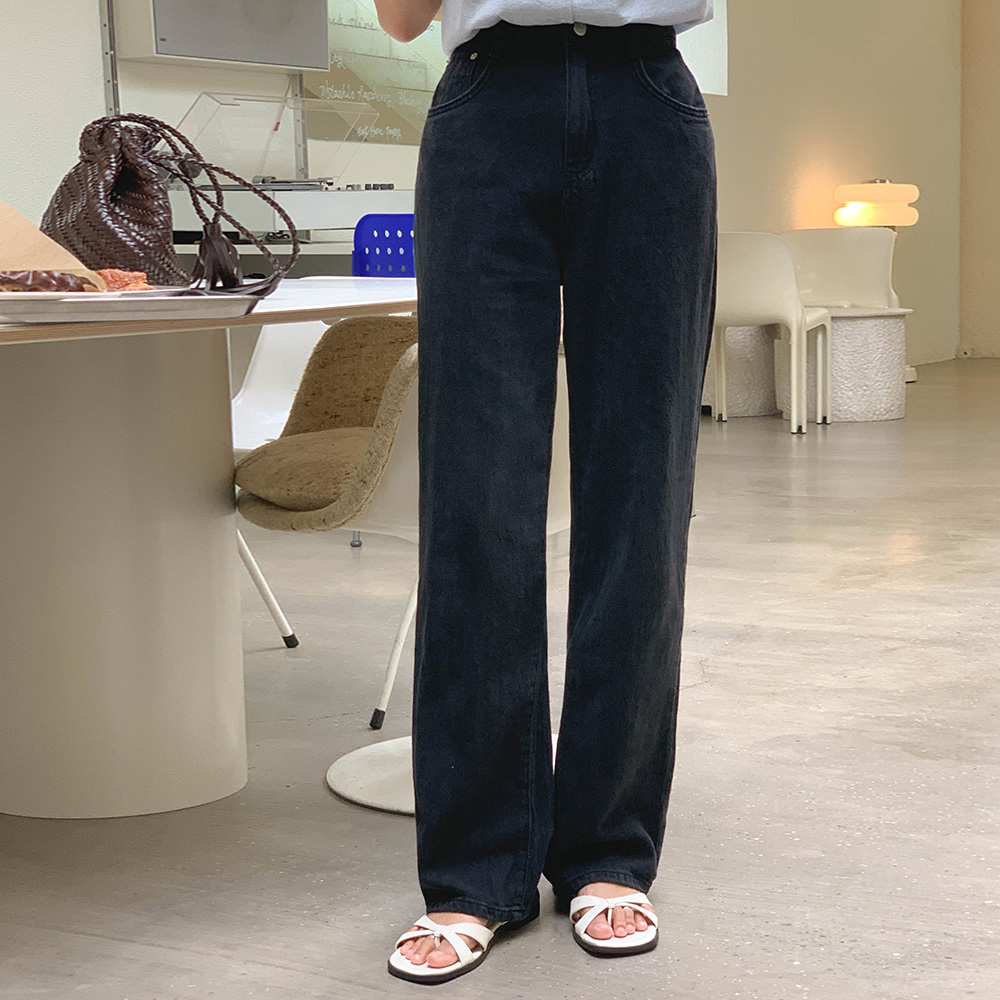 맥시 와이드 데님